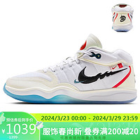 NIKE 耐克 篮球鞋龙年限定男ZOOM G.T. HUSTLE 2运动鞋FZ5057-101白41