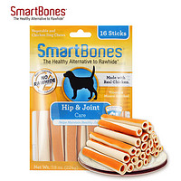 SmartBones 宠物狗狗零食磨牙棒 鸡软骨关节卷棒(鸡肉味)-16支装