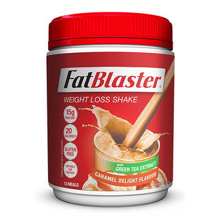 FatBlaster极塑代餐奶昔 焦糖味430克/罐