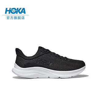 HOKA ONE ONE 男女款春夏速力马尔跳绳综合训练鞋SOLIMAR支撑稳定轻便 黑色 / 白色