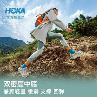 HOKA ONE ONE男女款夏季飞速马法特2户外休闲鞋MAFATE SPEED2耐磨 水星灰 / 雾灰 38.5