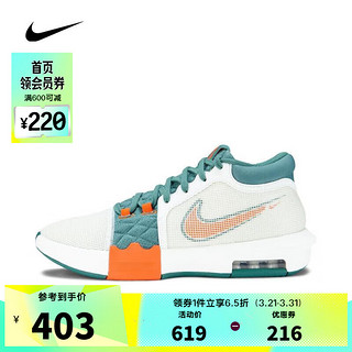 NIKE 耐克 LEBRON WITNESS VIII EP男子篮球鞋 FB2237-101 43