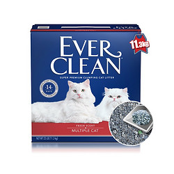 EVER CLEAN 铂钻 红标 膨润土猫砂 11.3kg