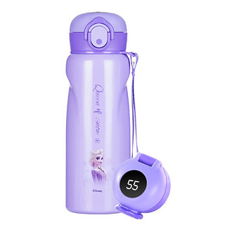 迪士尼（Disney）儿童保温杯智能显温316不锈钢女小便携直饮壶喝水杯子