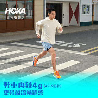 HOKA ONE ONE男款春夏克利夫顿9跑步鞋CLIFTON 9 C9缓震轻量防滑 黑色/黑色-宽版 44