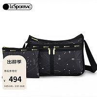 LeSportsac 乐播诗新款包包女包TRENDY潮流兔兔花园卡通外出斜跨腋下包 星空图