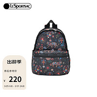 LeSportsac 乐播诗新款包包女包时尚双肩包潮流印花背包可爱书包礼物送女生 星火与亮光