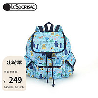 LeSportsac 乐播诗包包女包时尚双肩包休闲印花背包学生书包礼物送女生 森林糖果屋