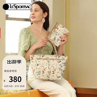 LeSportsac 乐播诗新款TRENDY潮流系列卡通印花气质手提托特包 森林茶话会