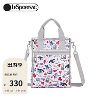 LeSportsac 乐播诗新款手提包时尚印花单肩斜挎包礼物送女生 爱心小猫咪