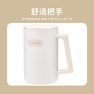 膳魔师不锈钢保温杯桌面泡茶杯水杯500ml办公咖啡杯把手杯TSK2-600S 深蓝色 500ml