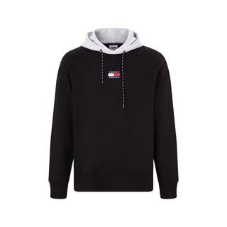 Tommy Jeans 男女同款纯棉美式街头刺绣宽松撞色连帽卫衣15027