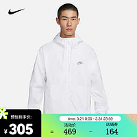 NIKE 耐克 男子梭织连帽夹克 CLUB+ FB7805-100 XL