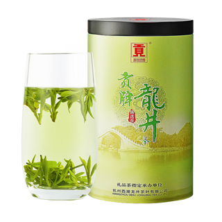 牌绿茶龙井茶特级 2024年新茶上市明前罐装 100g