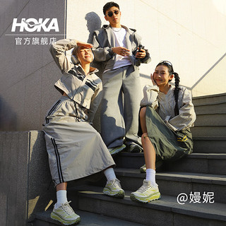 HOKA ONE ONE男女款夏季飞速马法特2户外休闲鞋MAFATE SPEED2耐磨 【】蛋酒色/浅绿色 39