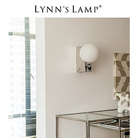 立意 Lynn's立意 北欧调光壁灯 圆球玻璃书房工作室包豪斯卧室卫生间灯