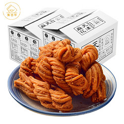 集香草 天津风味麻花混合口味400g*2箱 传统特产小吃糕点休闲零食