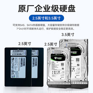 浪潮NF5280M6 机架式服务器主机训练推理丨AI深度学习1*银牌4310【12核 2.10G】 32G丨4T SATA丨550W