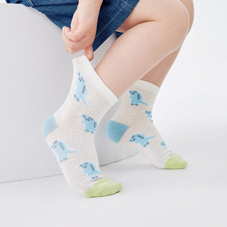 巴拉巴拉 防着凉透气夏季网眼五双装婴儿袜子宝宝网眼袜男女童短袜