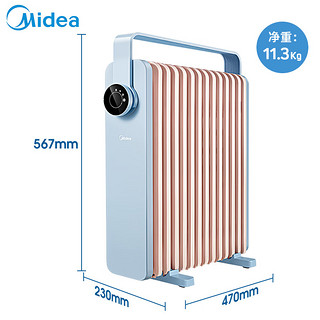 Midea 美的 电油汀电暖气电暖器