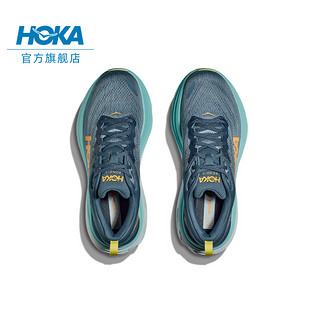 HOKA ONE ONE男款春夏邦代8公路跑鞋BONDI 8轻盈缓震回弹舒适防滑 纯凫蓝/暗影蓝 40 纯凫蓝/暗影蓝 限量礼赠