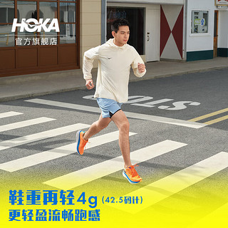 HOKA ONE ONE男款夏季克利夫顿9跑步鞋CLIFTON 9 C9缓震轻量防滑 1127895 黑色/黑色 42.5