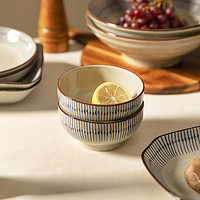 摩登主妇 日式碗盘套装日系盘子复古餐具大碗陶瓷饭碗家用中式鱼盘