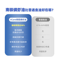 VCare 南极磷虾油非鱼油猫粮伴侣猫咪防掉毛卵磷脂营养美毛用品