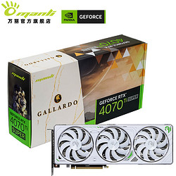 万丽 GeForce RTX 4070 Ti SUPER 16G白