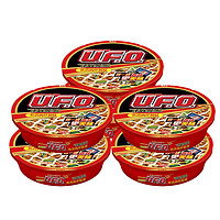 NISSIN 日清食品 日清 UFO飞碟炒面 鱼香肉丝风味拌面124g*6碗 速食方便面泡面