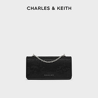 CHARLES & KEITH 龙年限定CHARLES&KEITH24春季缎面链条斜挎小方包CK6-10681122-A