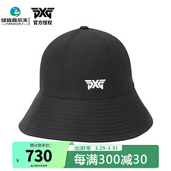 PXG 高尔夫球帽女士宽檐帽 23年新款夏季遮阳透气大檐帽可调节 PHPPW960821 黑色