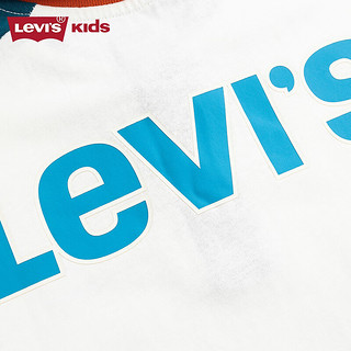 Levi's李维斯童装24夏季儿童美式复古短袖polo衫男童纯 糖果白 120/60(6)