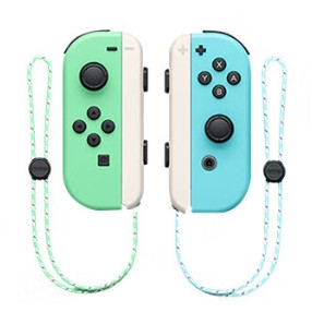 京东百亿补贴：HKII Switch游戏手柄 JoyCon【动森限定】升级带手绳丨六轴陀螺仪丨3D震动双马达