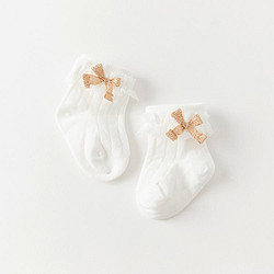 戴维贝拉 女童袜子春秋儿童袜子婴幼儿弹力短袜