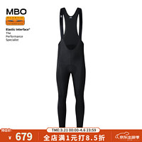 MBO/迈森兰 迈森兰（MBO）双箭头男款背带裤如翰气质抓绒公路山地自行车骑行裤 黑色 M