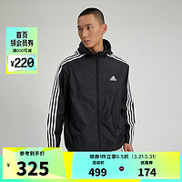 adidas 阿迪达斯 男子日常常规运动休闲夹克外套上衣运动服 IB0381 L