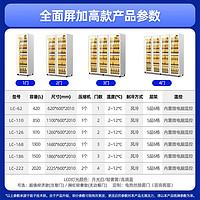 扬子酒水全屏展示柜饮料冷藏柜啤酒柜立式商用保鲜酒吧便利店 注塑门框丨1860*600*2010丨三门白色 加高大三门酒水柜丨节能经济款