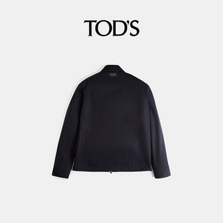 TOD'S2024春夏男士抽绳拉链夹克短外套户外休闲男装 蓝色 XS