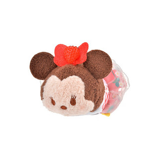 迪士尼（DISNEY）商店草莓系列松松TsumTsum米妮毛绒公仔玩偶玩具