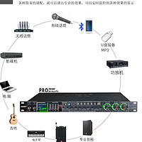 MEIMI美咪FX30效果器中文彩屏数字混响效果器蓝牙光纤效果混响器