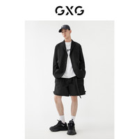 GXG奥莱 22年男装【斯文系列】春季春日公园系列黑色单西