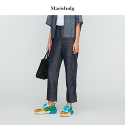Marisfrolg 玛丝菲尔 丨不事雕琢的艺术丨百搭通勤春装女式牛仔裤