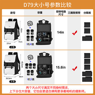 Cwatcun 香港品牌休闲双肩相机包通勤背包摄影包男女适用于富士sony索尼佳能zv1 xt4 a6000 a64000徕卡.