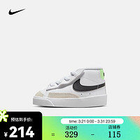 耐克（NIKE） 婴童运动童鞋 BLAZER MID‘77（TD） DA4088-109 25码