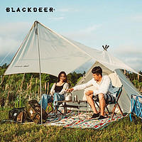 BLACKDEER 黑鹿 幽居铝杆印第安帐篷+天幕【一室一厅】BD12011113