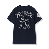 NEW ERA 纽亦华 夏季MLB印花短袖T恤NY男款女款经典穿搭纯棉圆领t恤潮