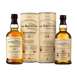 THE BALVENIE 百富 12年双桶陈酿 14年加勒比桶陈酿单一麦芽威士忌