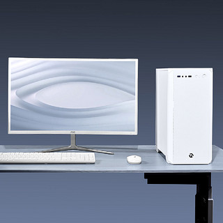 NINGMEI 宁美 AMD5600G台式办公设计电竞游戏电脑主机组装