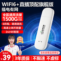 祝余无线wifi随身上网卡移动路游器免插卡移动wifi6便携式车载直插